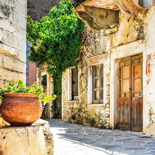 Bergdorpje Chalki, Naxos