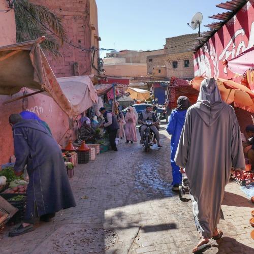 Reizigersfoto wijk Marrakech