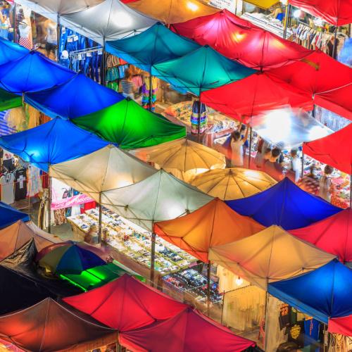 Night market in Bangkok