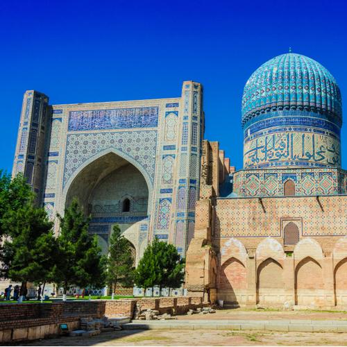 Bibi Khanym Moskee in Samarkand